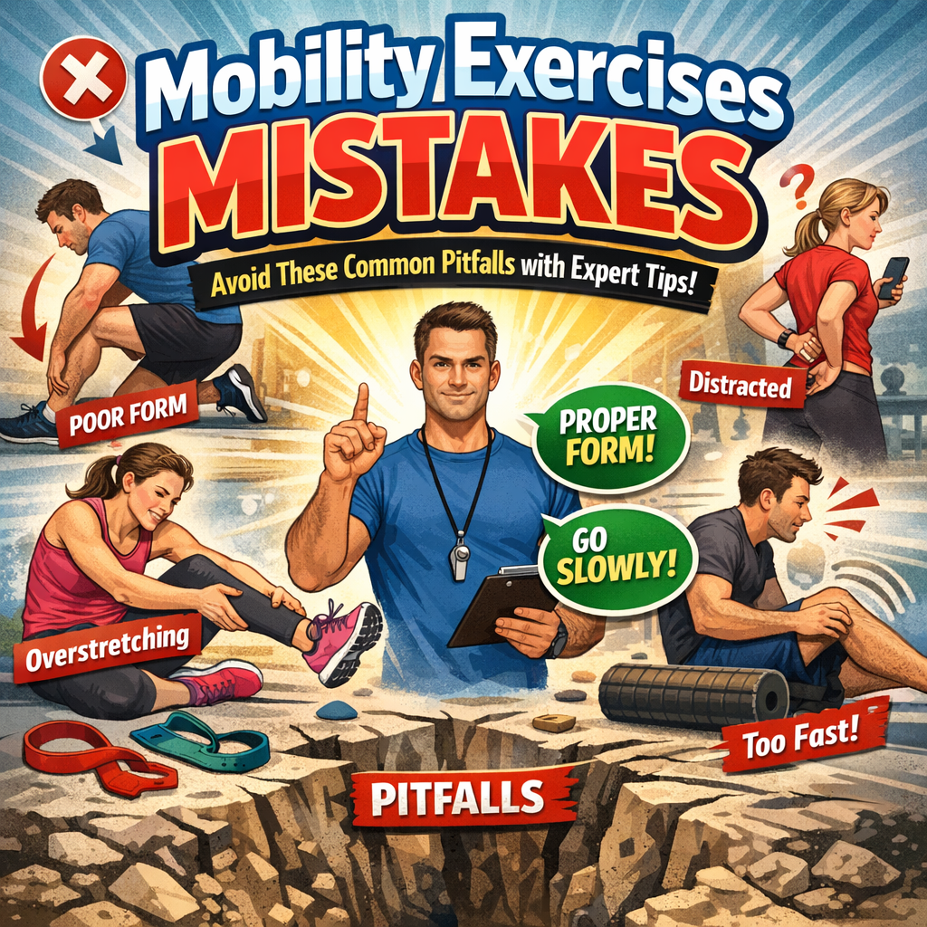 Illustration of Mobility Exercises Mistakes: Avoid These Common Pitfalls with Expert Tips