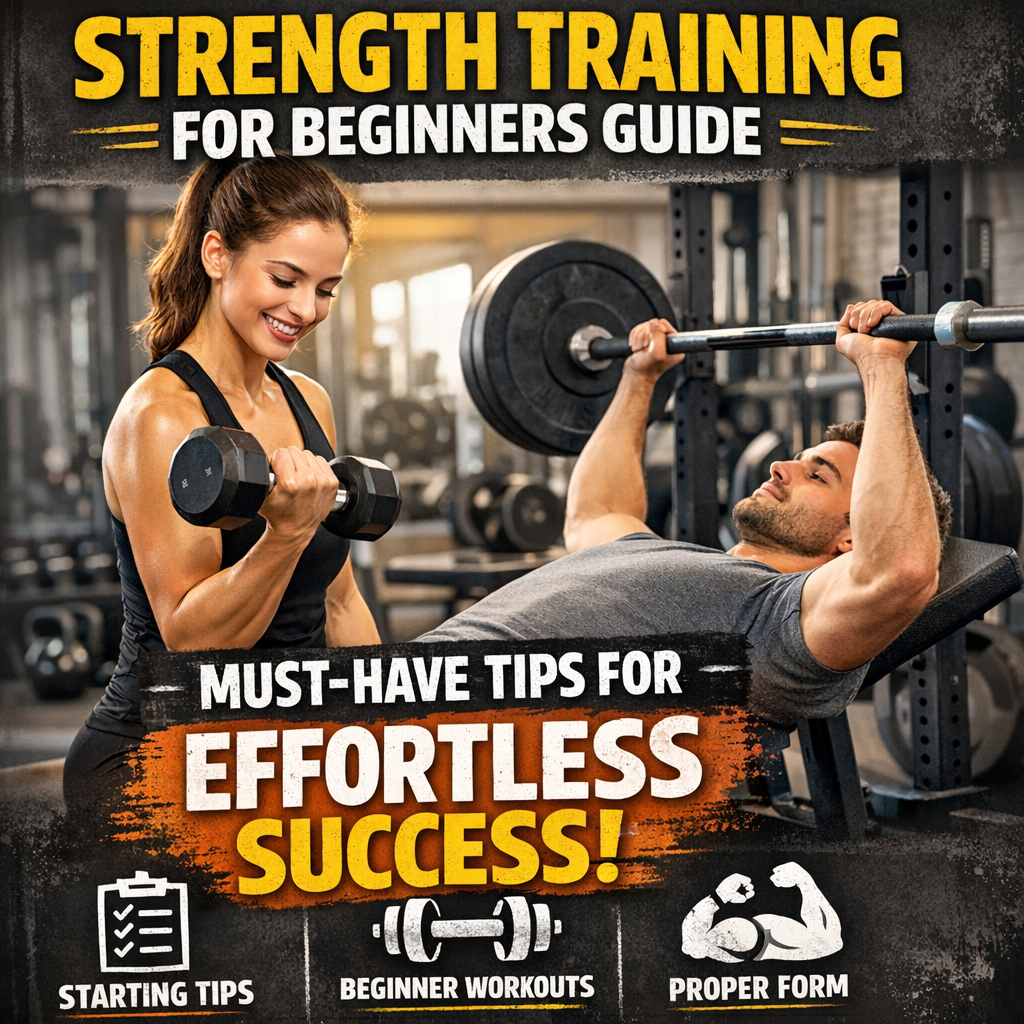 what to know about strength training for beginners illustration for Strength Training for Beginners Guide: Must-Have Tips for