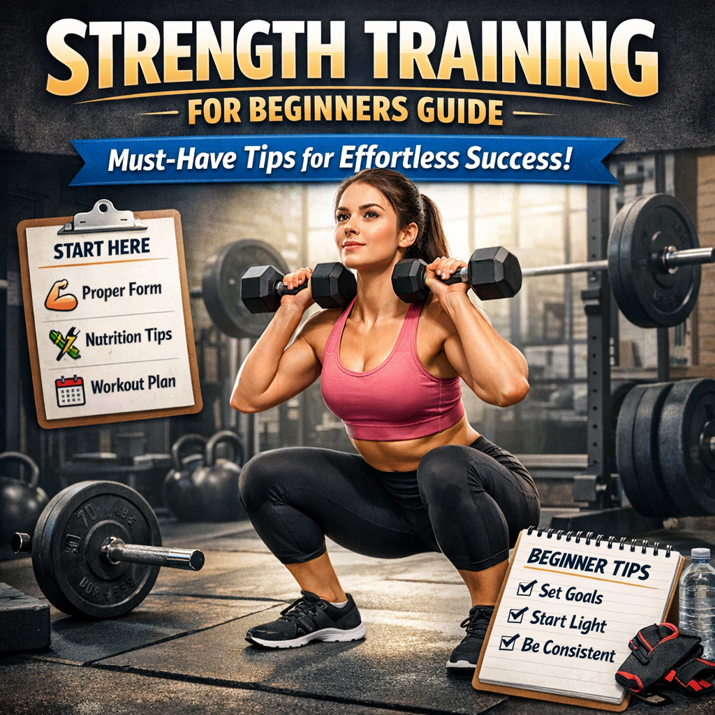 what to know about strength training for beginners illustration for Strength Training for Beginners Guide: Must-Have Tips for