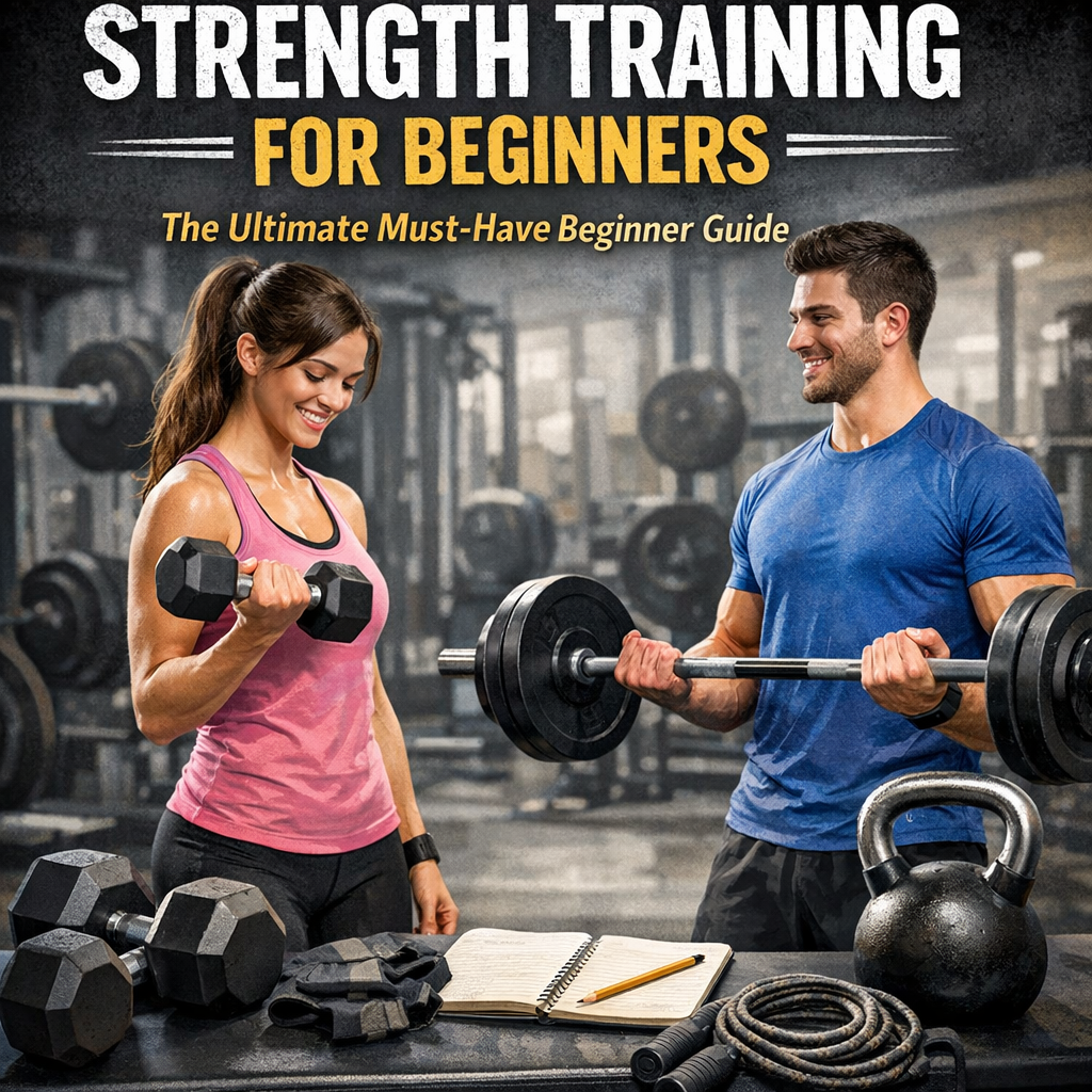 strength training for beginners for beginners illustration for Strength Training for Beginners: The Ultimate Must-Have Beginn