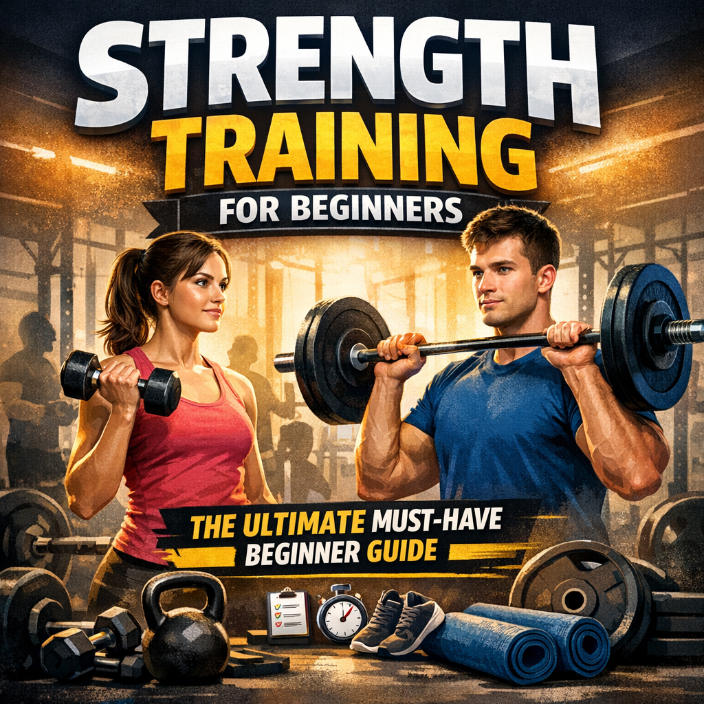 strength training for beginners for beginners illustration for Strength Training for Beginners: The Ultimate Must-Have Beginn