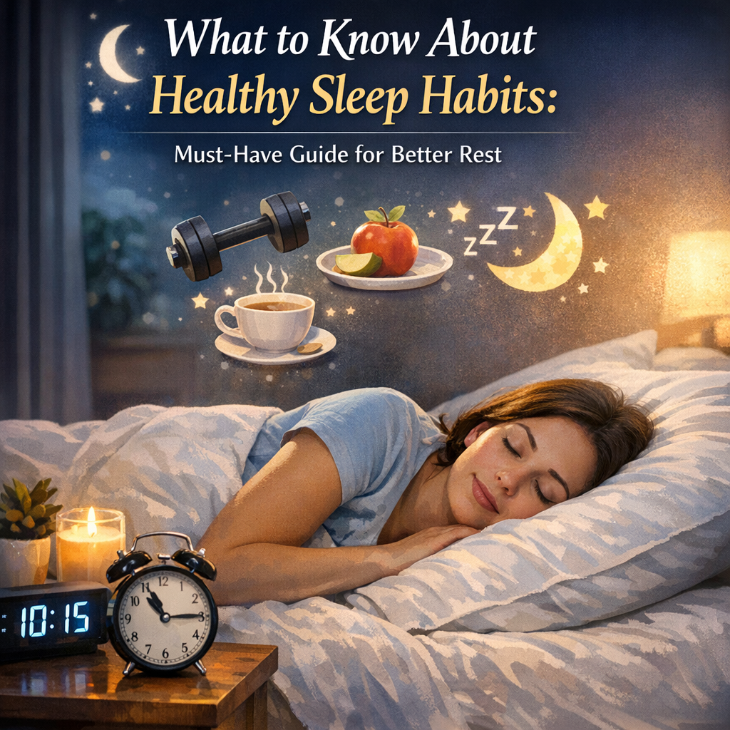Illustration of What to Know About Healthy Sleep Habits: Must-Have Guide for Better Rest