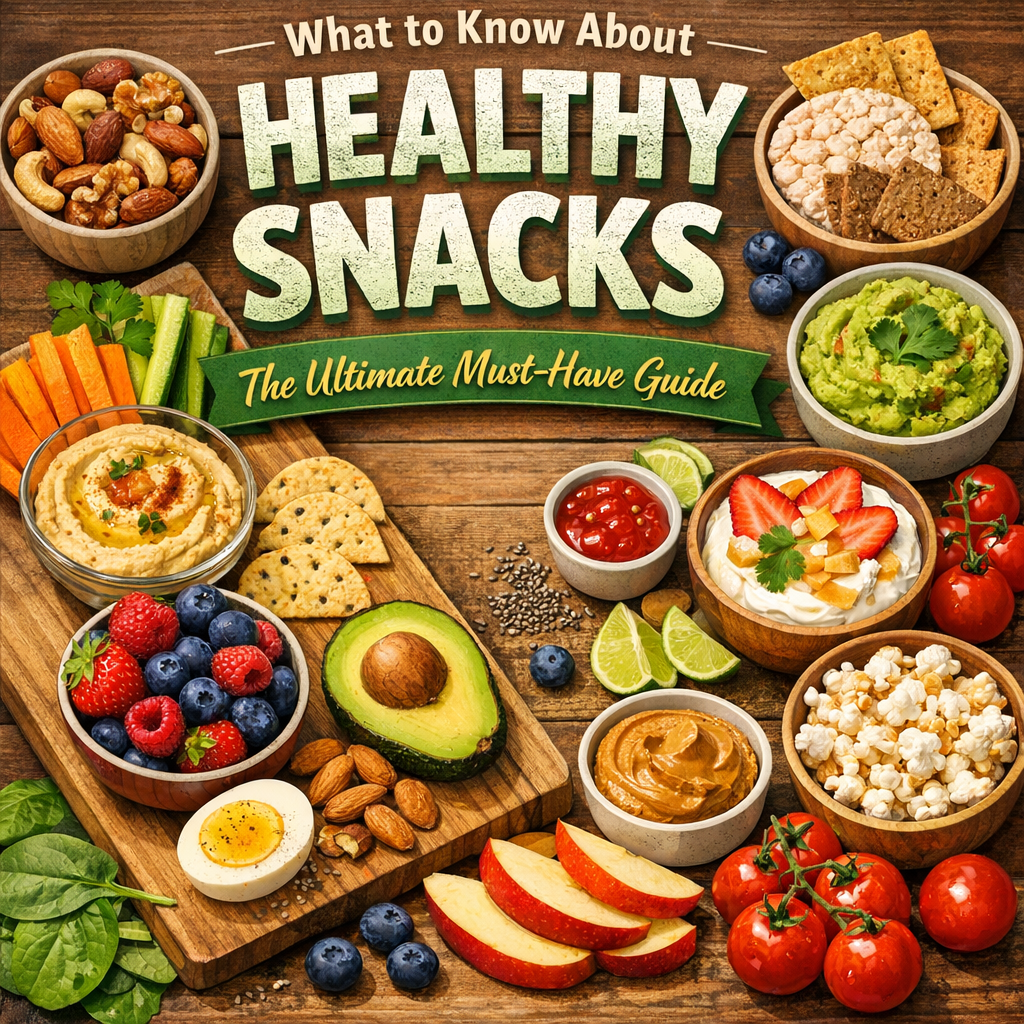 Illustration of What to Know About Healthy Snacks: The Ultimate Must-Have Guide