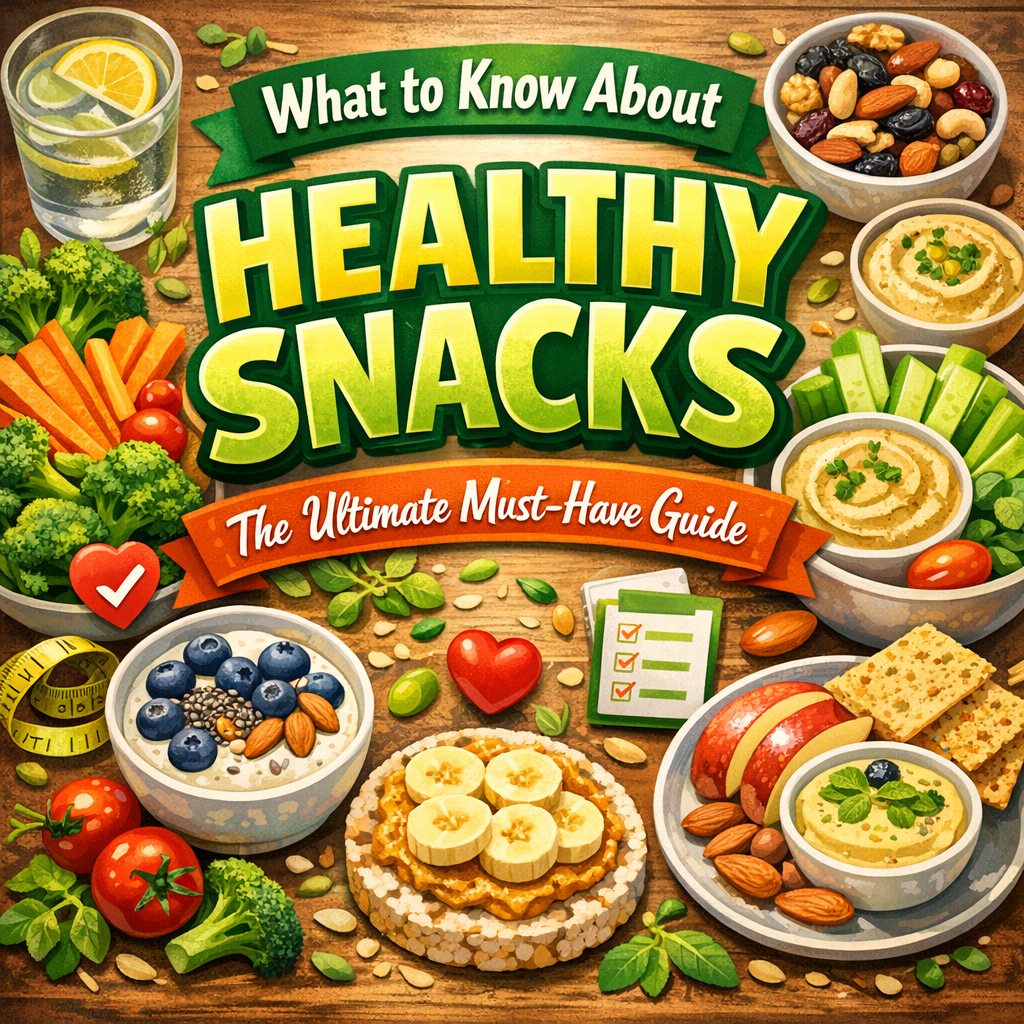 Illustration of What to Know About Healthy Snacks: The Ultimate Must-Have Guide