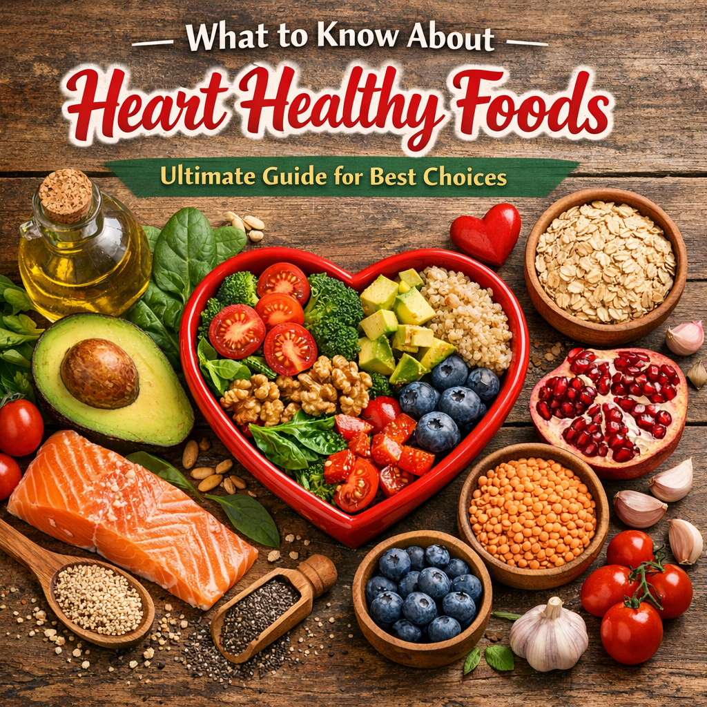Illustration of What to Know About Heart Healthy Foods: Ultimate Guide for Best Choices