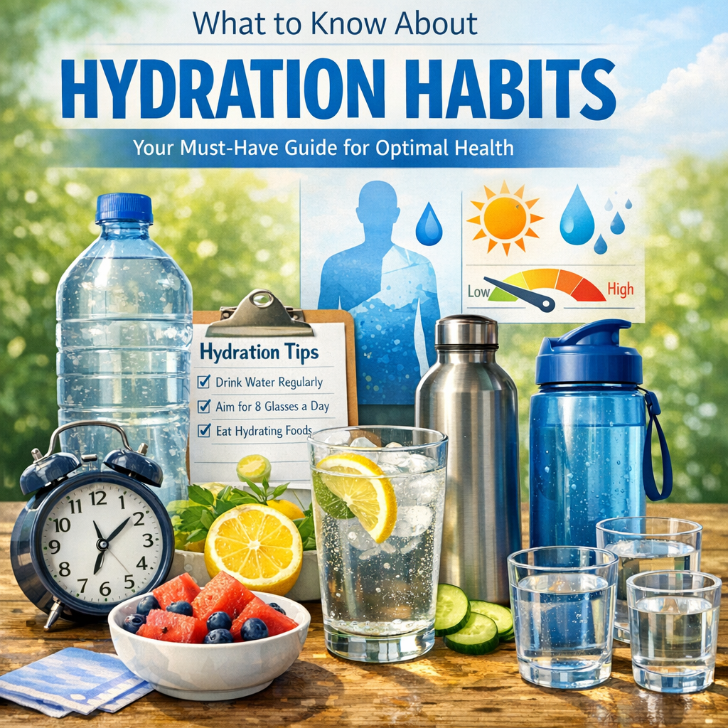 Illustration of What to Know About Hydration Habits: Your Must-Have Guide for Optimal Health