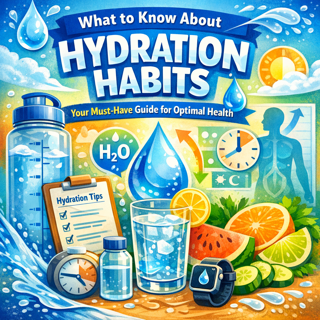 Illustration of What to Know About Hydration Habits: Your Must-Have Guide for Optimal Health