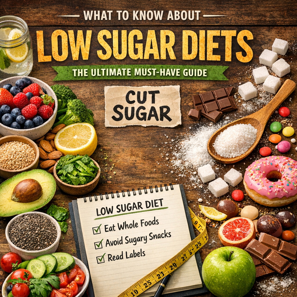 Illustration of What to Know About Low Sugar Diets: The Ultimate Must-Have Guide