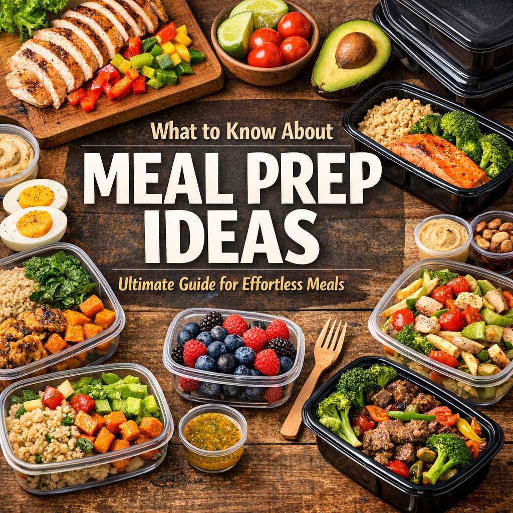 Illustration of What to Know About Meal Prep Ideas: Ultimate Guide for Effortless Meals